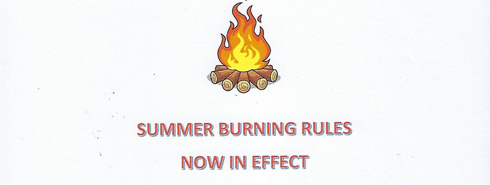 Summer Burning Rules
