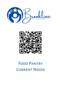 Blue logo on white background with black QR code