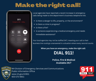 When to call 9-1-1 instead of the business line