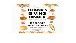 Thanksgiving Dinner Drop Off