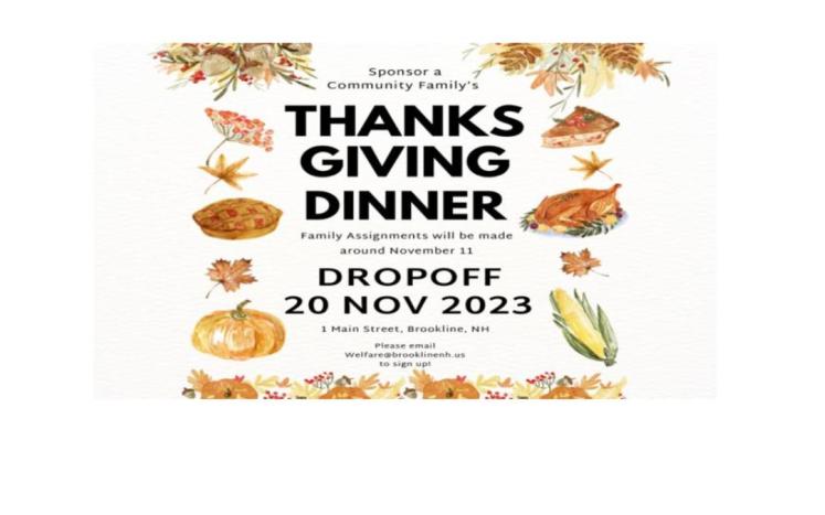 Thanksgiving Dinner Drop Off